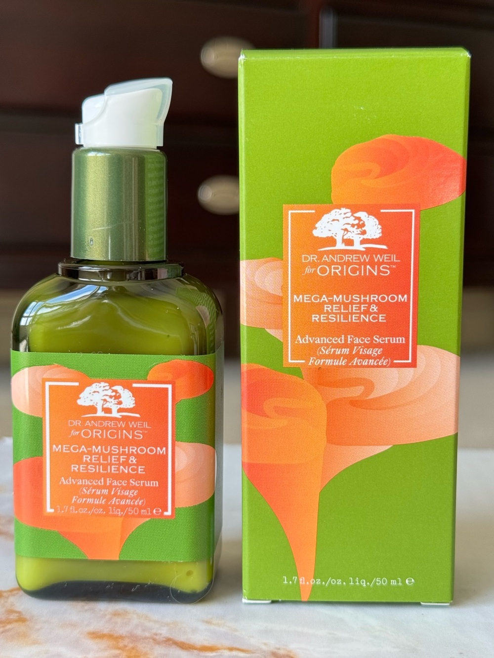 Origins Mega-Mushroom Relief & Resilience Advance Face Serum NEW in Box
